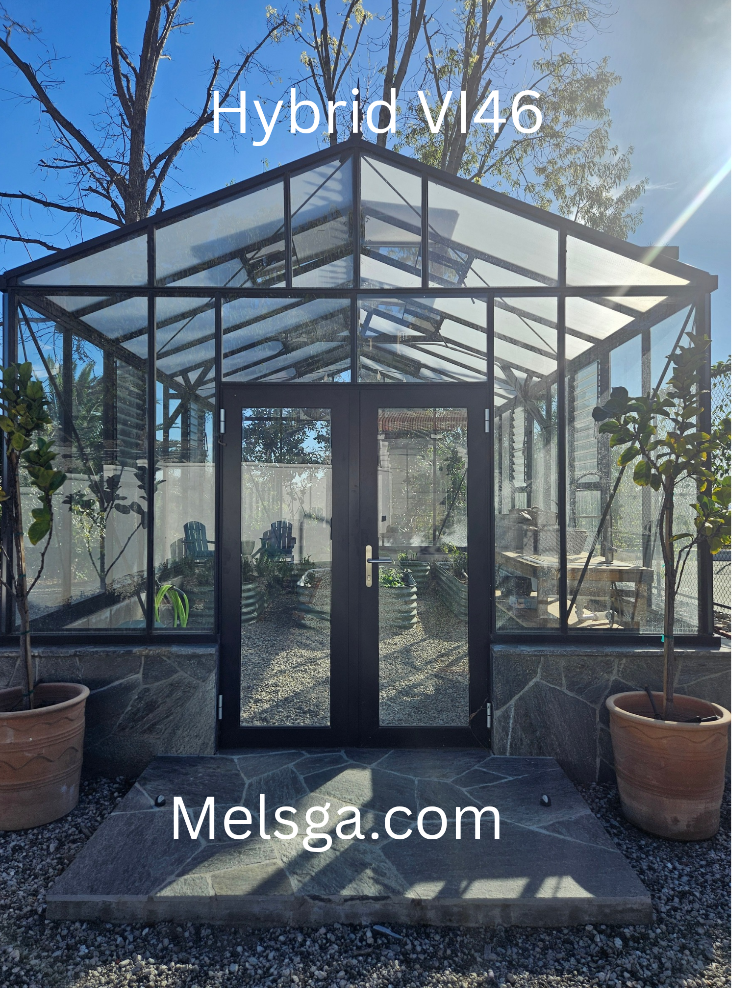 VI46 Victorian Hybrid Green Greenhouse