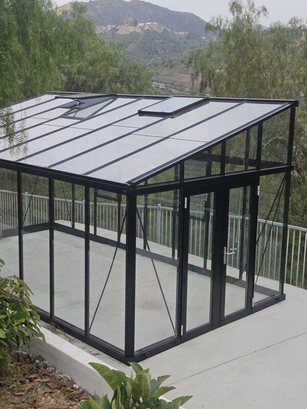 Exaco Modern 34 Black Greenhouse